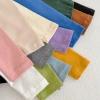 Niño medio cuello alto legging 2022 niño cepillo mulla top mujer bebé legging manga larga camiseta Specification image
